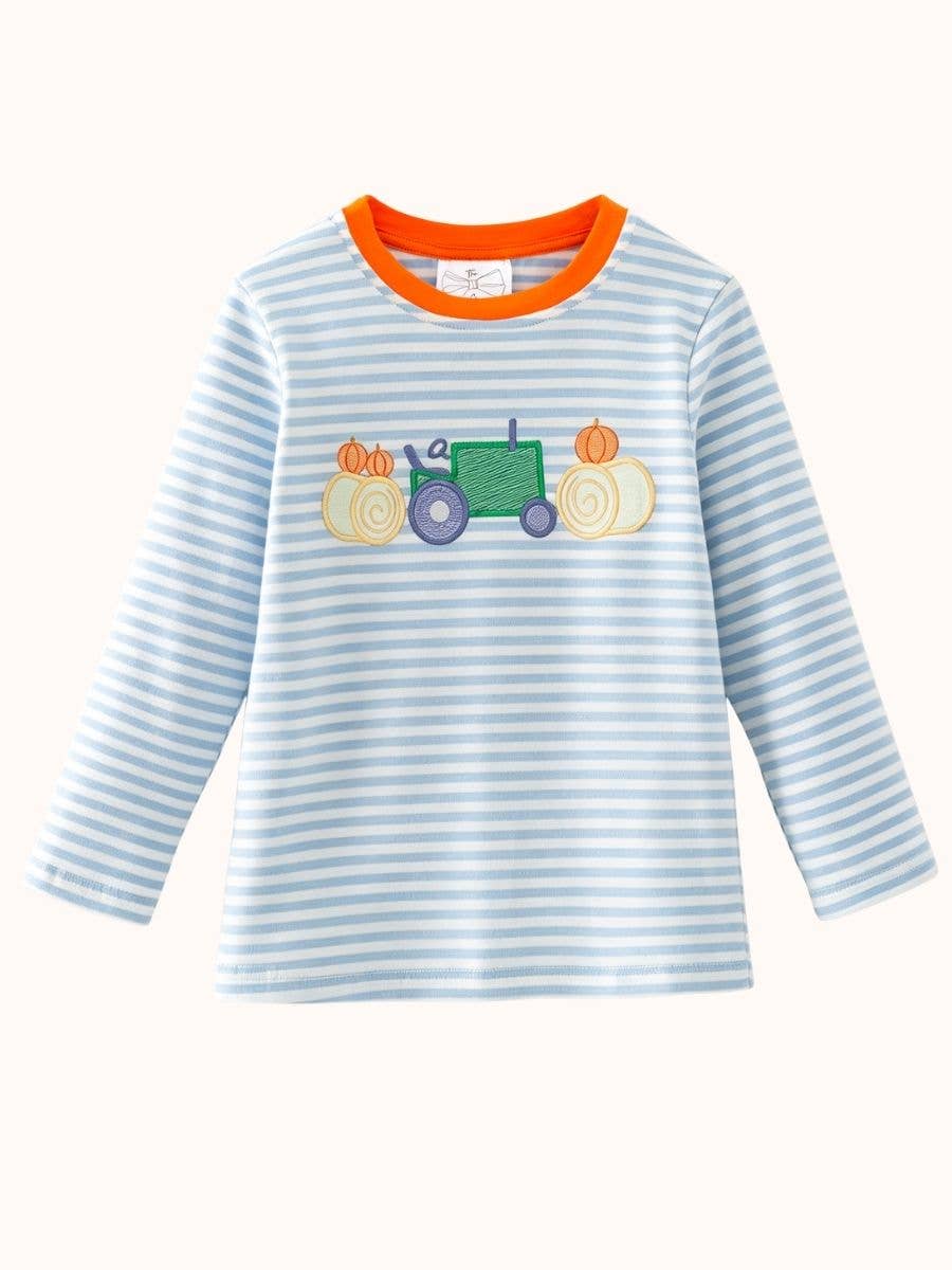 Pumpkin Patch Tractor Boys Shirt