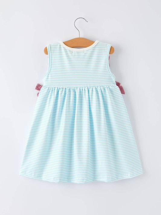Crab Applique Girl's Dress