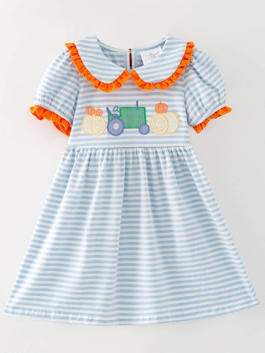 Pumpkin Patch Tractor Dress