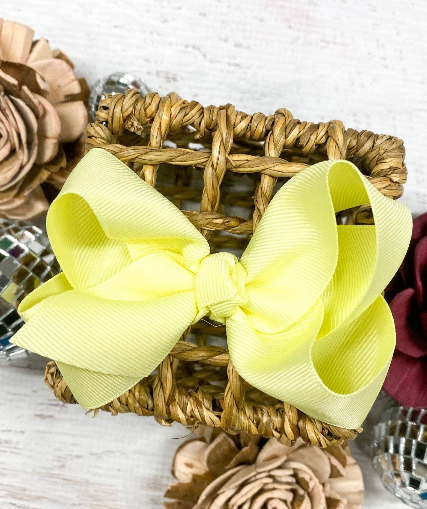 4" Essential Grosgrain Hair Bow | Clip or Headband