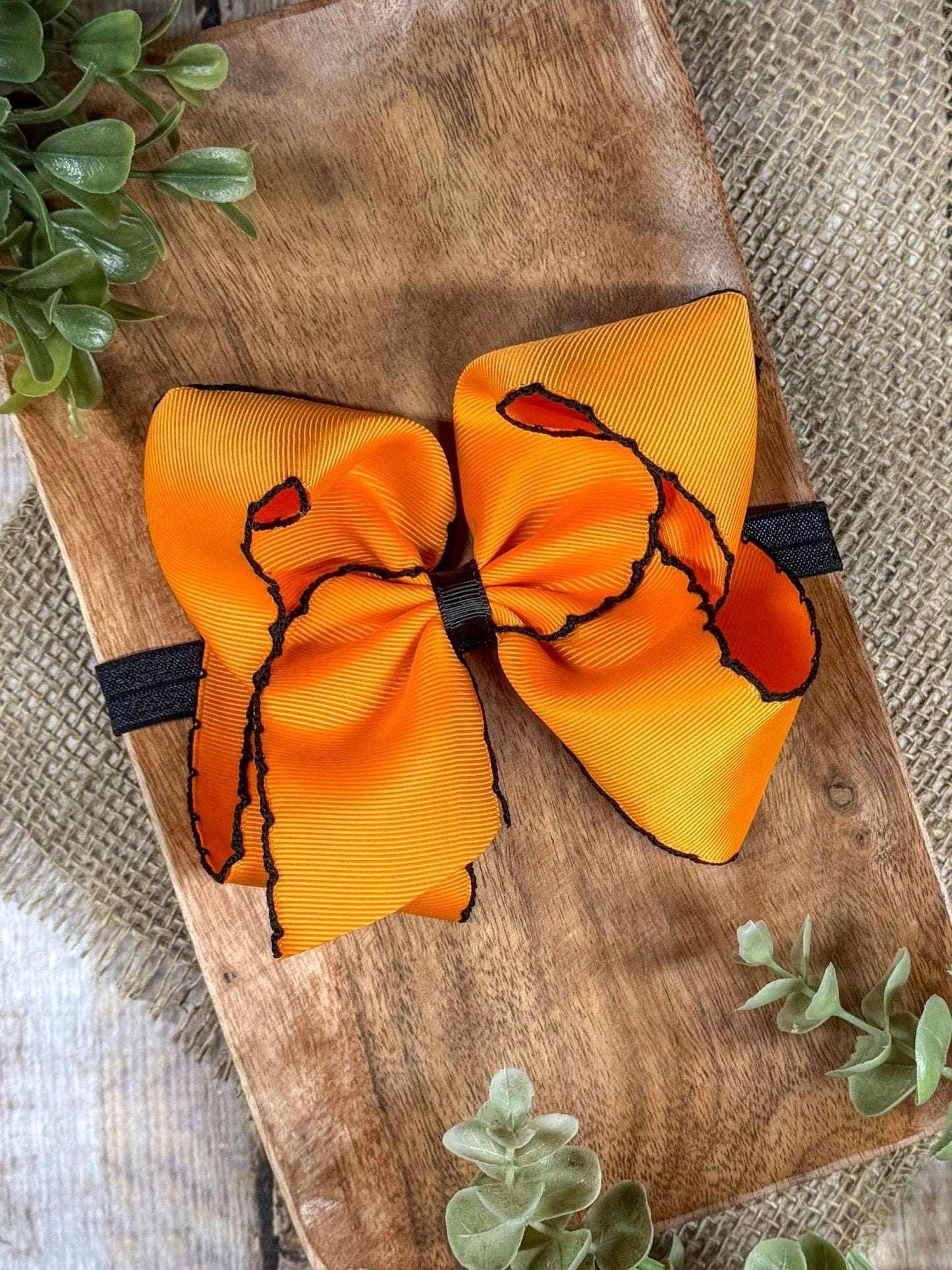 5" Classic Moonstitch Boutique Bows Girls Hair Accessories | Clip or Headband