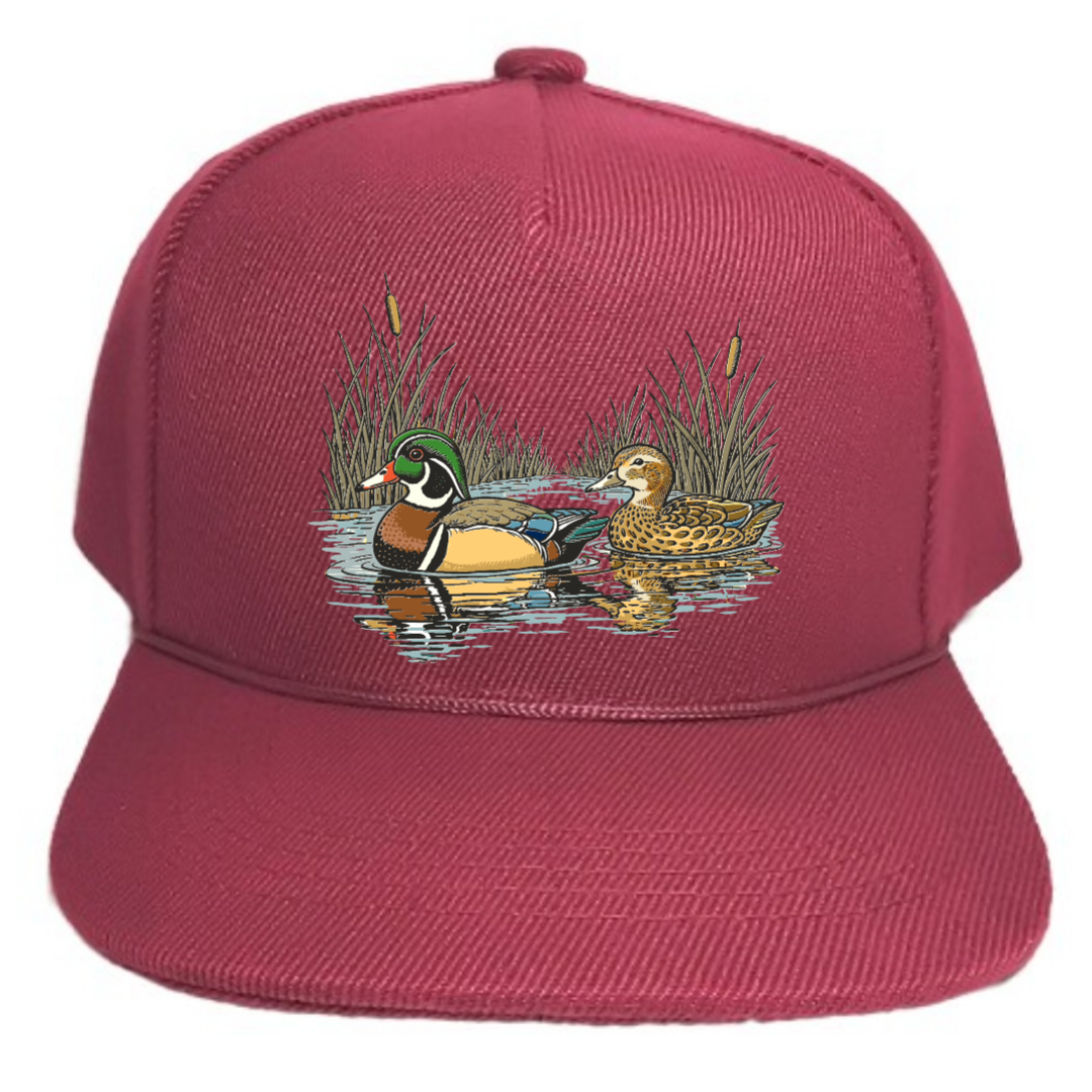 Toddler Baby Kids Snapback Hat - Duck Dog Hunting