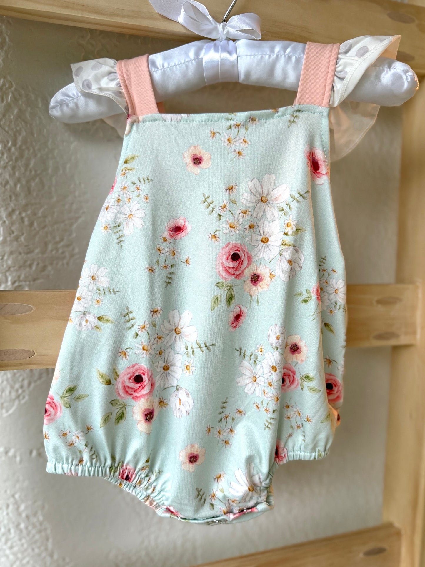 Baby Summer Floral Printe Bubble