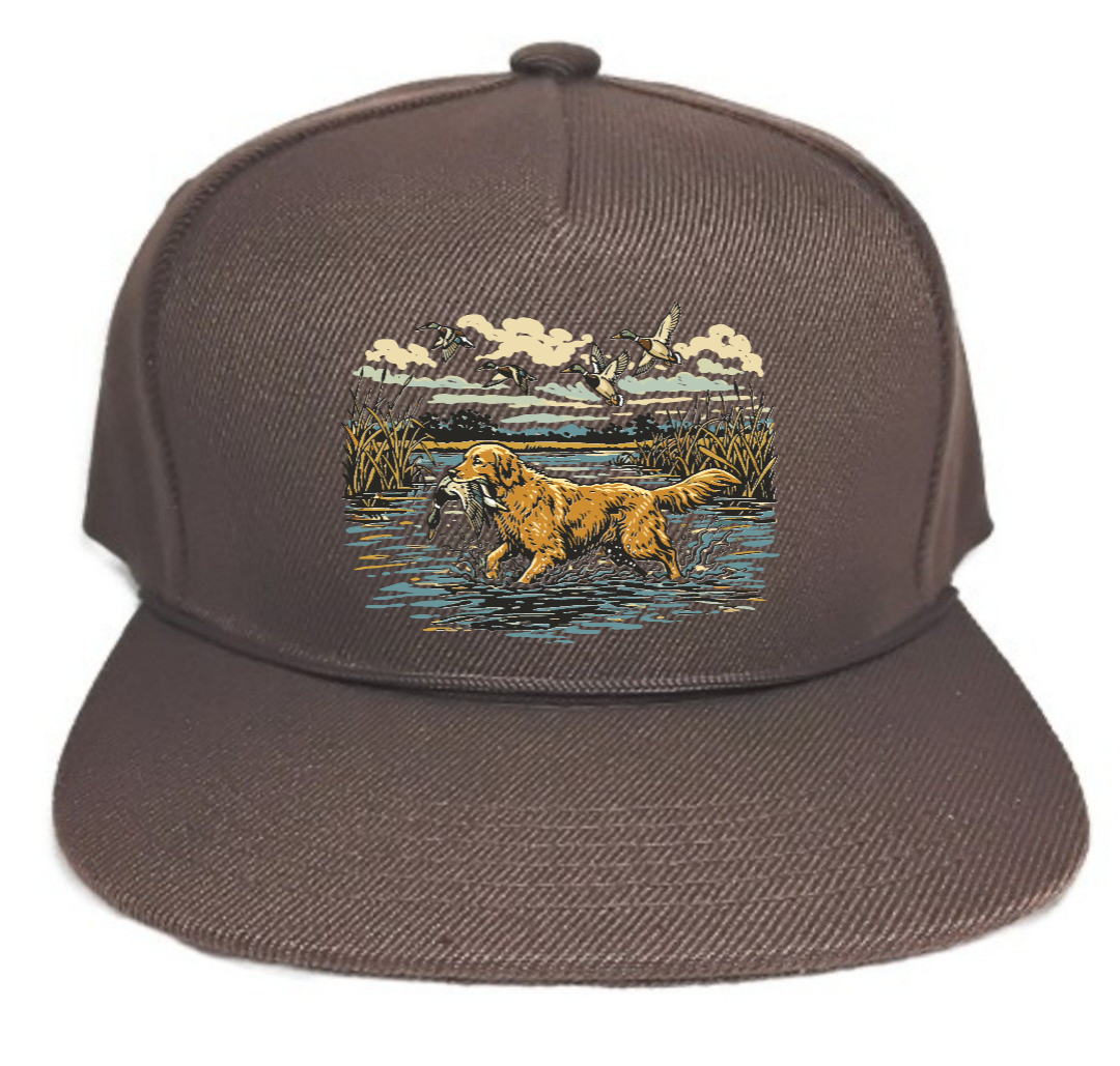 Toddler Baby Kids Snapback Hat - Duck Dog Hunting