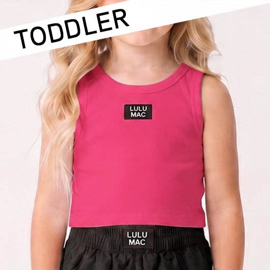 TD-TK-1000 HOT PINK TODDLER SOLID TANK