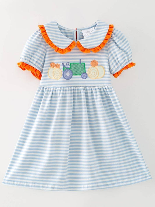Pumpkin Patch Tractor Dress