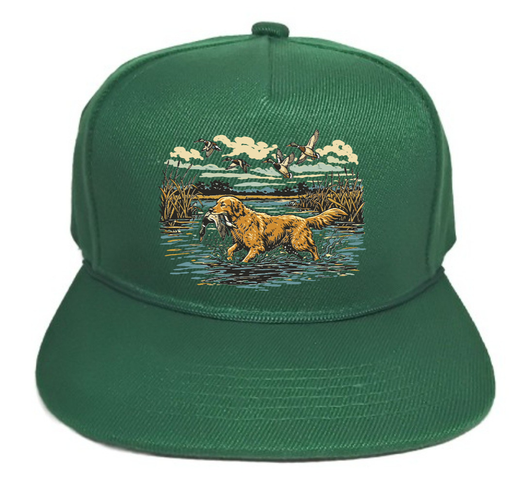 Toddler Baby Kids Snapback Hat - Duck Dog Hunting
