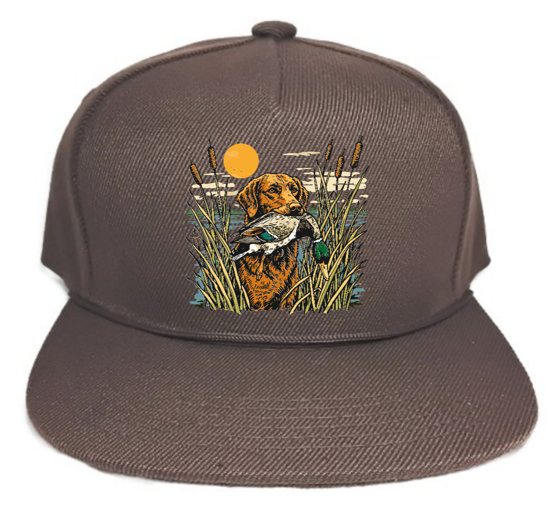 Toddler Baby Kids Snapback Hat - Duck Dog Hunting
