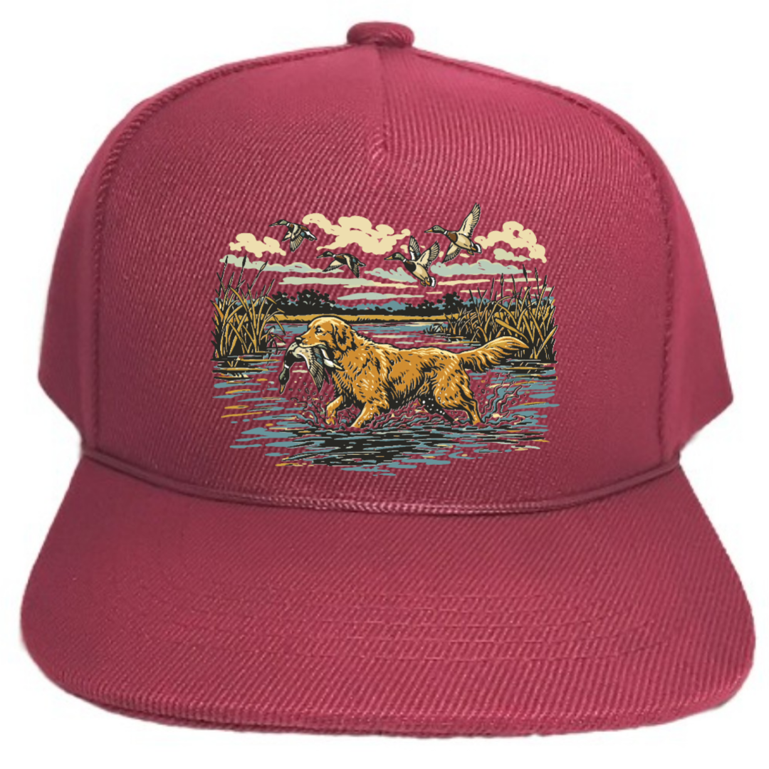 Toddler Baby Kids Snapback Hat - Duck Dog Hunting