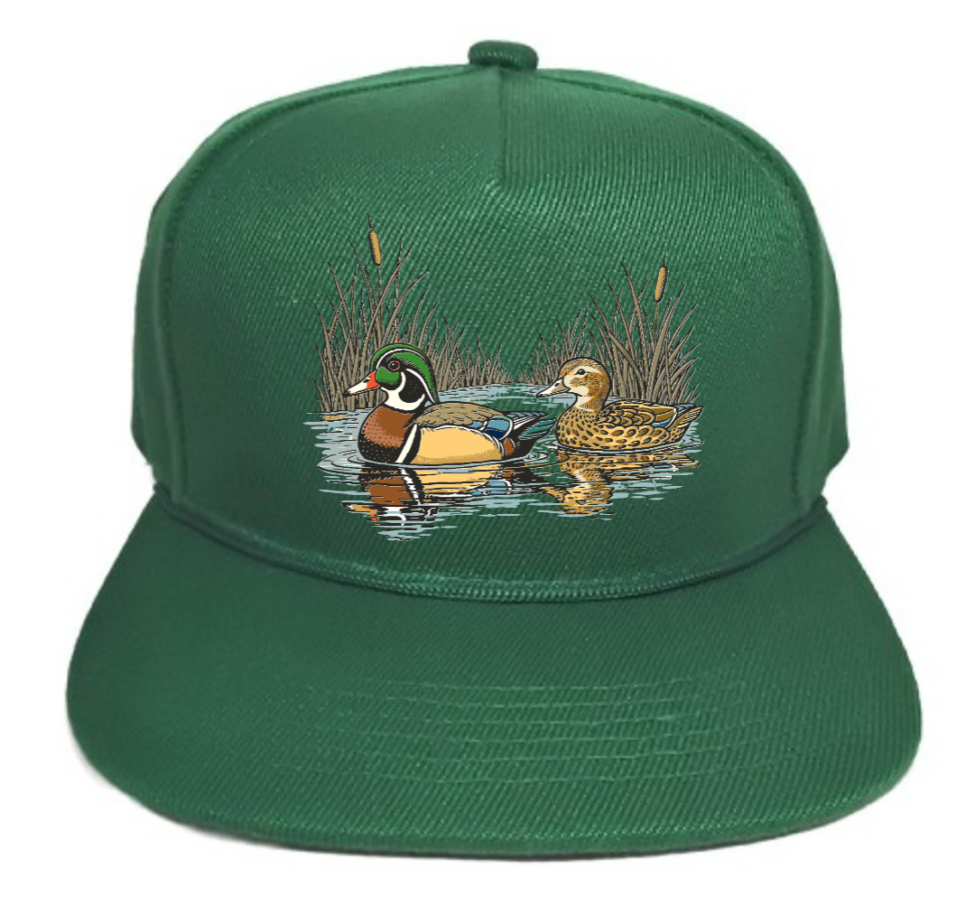 Toddler Baby Kids Snapback Hat - Duck Dog Hunting
