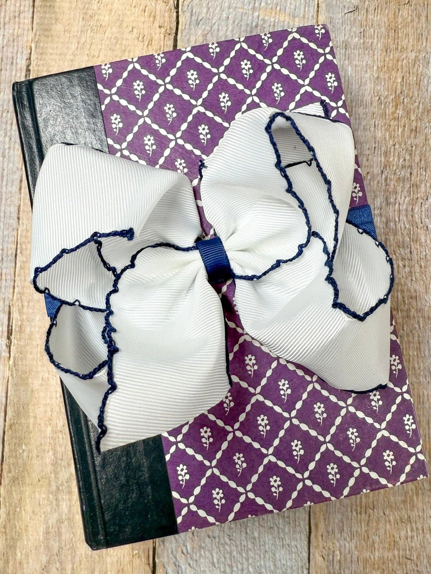 5" Classic Moonstitch Boutique Bows Girls Hair Accessories | Clip or Headband